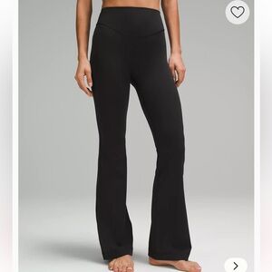 Lululemon wunder under smooth cover high rise flared pant
